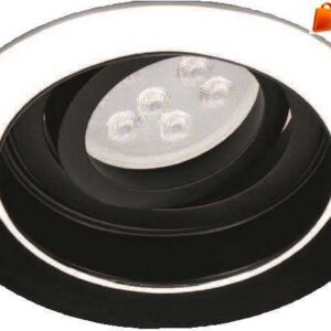 Jupiter JH638 K Hareketli Spot Krom, Siyah Gu-10 Duylu